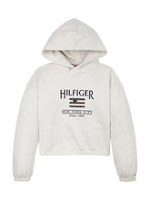 HILFIGER Girls Sequins Flag Hoodie Snow White